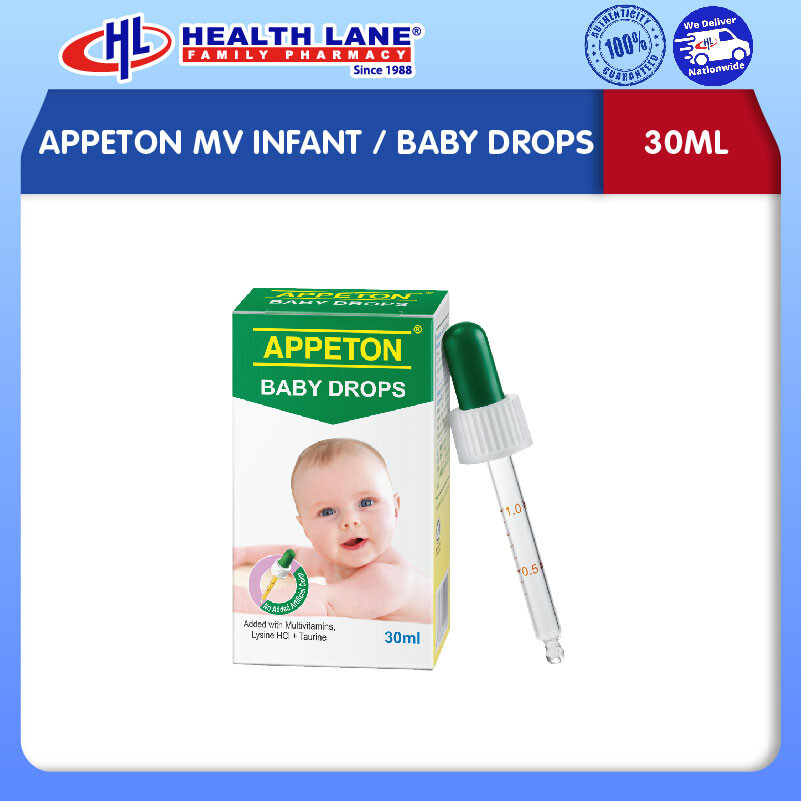 APPETON MV INFANT / BABY DROPS (30ML)
